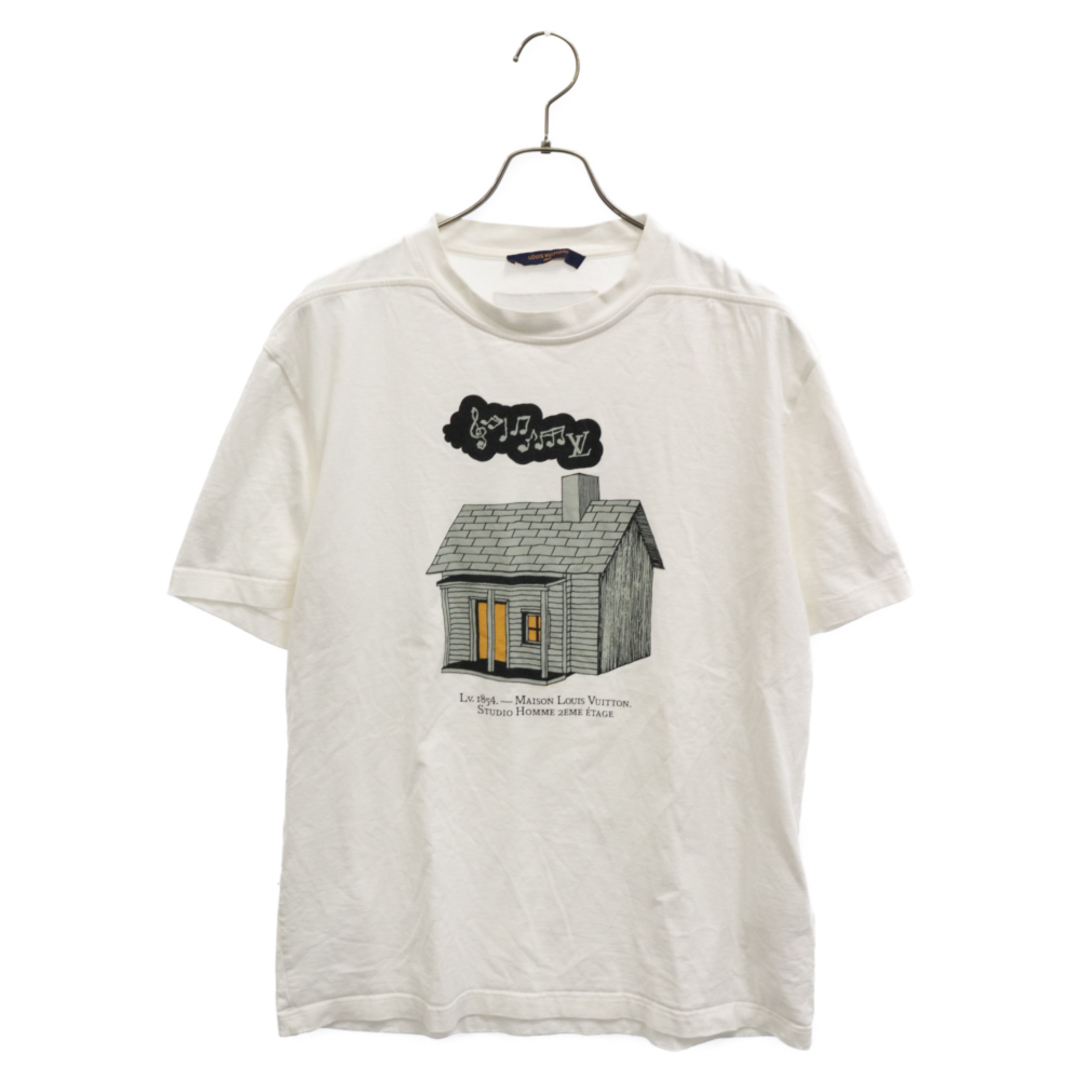 LOUIS VUITTON(ルイヴィトン)のLOUIS VUITTON ルイヴィトン 23SS LVハウスプリント 半袖Tシャツ ホワイト RM2319 NPG HOY01W メンズのトップス(Tシャツ/カットソー(半袖/袖なし))の商品写真