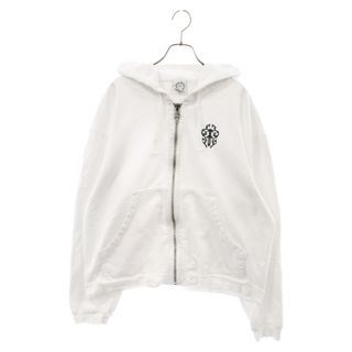 クロムハーツ(Chrome Hearts)のCHROME HEARTS クロムハーツ ダガープリントダガージップアップパーカー M ホワイト(パーカー)