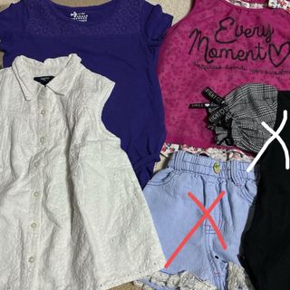 ギャップ(GAP)の女の子　夏物　半袖　まとめ売り　GAP オールドネビー(Tシャツ/カットソー)