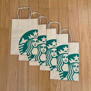 スターバックス(Starbucks)の激レア　スターバックス　スタバ　旧型ショッパー　5枚セット(ショップ袋)