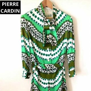 ピエールカルダン(pierre cardin)のPIERRE CARDIN ピエールカルダン ロングワンピース 総柄 タカシマヤ(ロングワンピース/マキシワンピース)