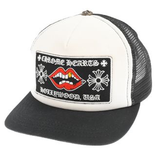 クロムハーツ(Chrome Hearts)のCHROME HEARTS クロムハーツ PPO TRUCKER PPOトラッカー MATTYBOYパッチ帽子 ブラック/シルバー(キャップ)