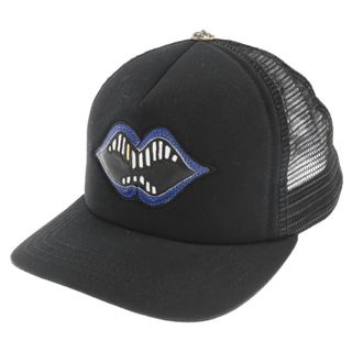 Chrome Hearts - CHROME HEARTS クロムハーツ CHOMPER TRUCKER チョンパートラッカー MATTYBOYパッチ帽子 ブラック/ブルー