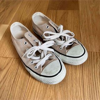 コンバース(CONVERSE)のコンバース　converse  ローカットスニーカー　ベージュ(スニーカー)