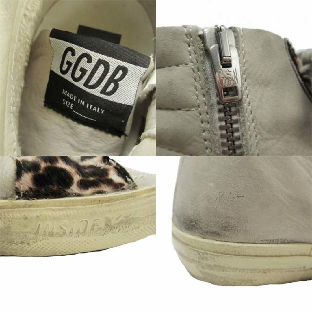 GOLDEN GOOSE(ゴールデングース)のゴールデングース GGDB SLIDE スライド スニーカー レオパード ハラコ レディースの靴/シューズ(スニーカー)の商品写真