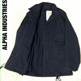 アルファインダストリーズ(ALPHA INDUSTRIES)のアルファインダストリーズ　フィールドジャケット　ネイビー　XS M-65(ミリタリージャケット)