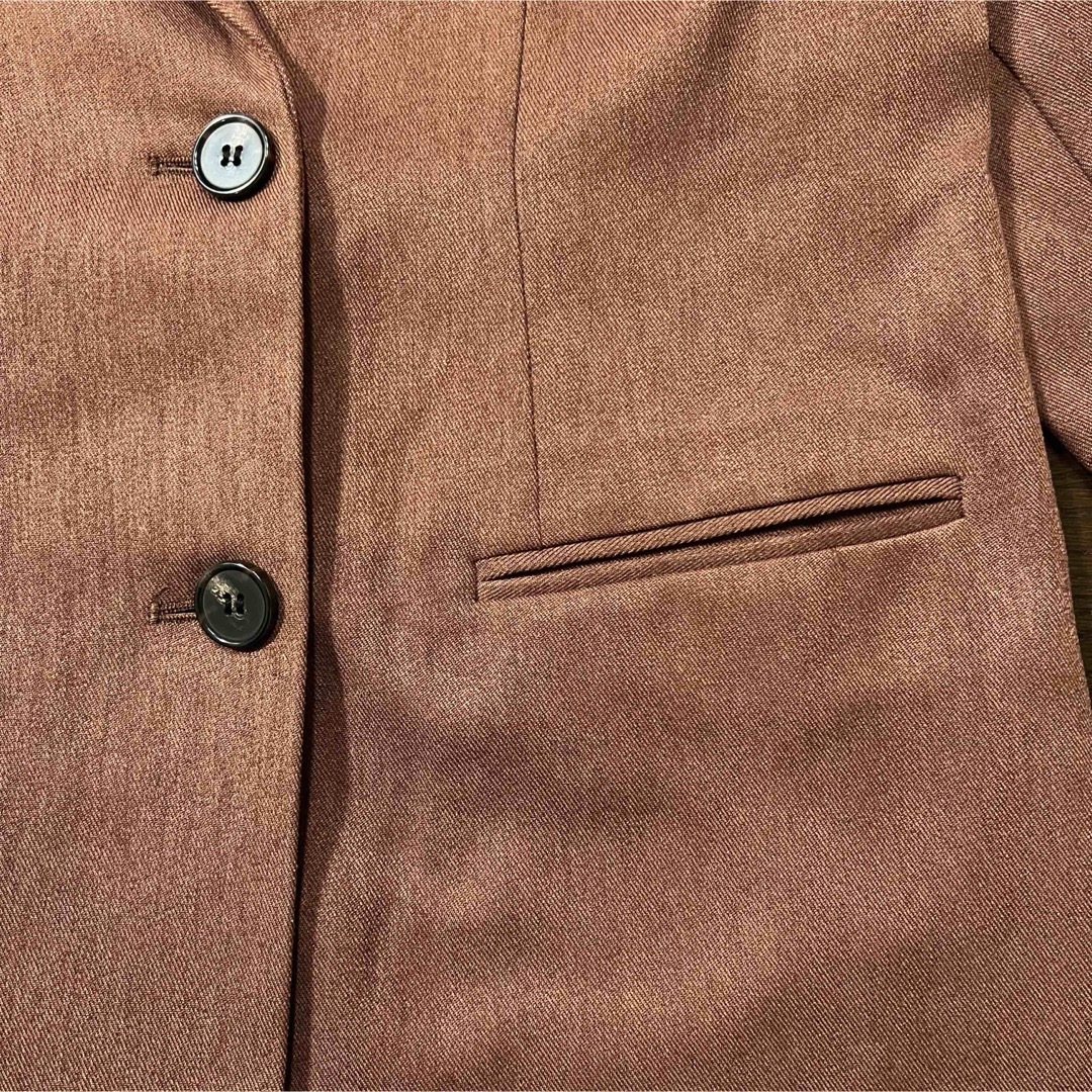 薄手 オーバーサイズ ダブル ボタン ジャケット レディースのジャケット/アウター(テーラードジャケット)の商品写真