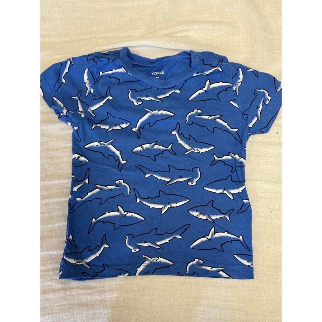 コストコ(コストコ)のコストコ　サメ　shark　4点セット　シュモクザメ　ハンマーヘッドシャーク キッズ/ベビー/マタニティのキッズ服男の子用(90cm~)(Tシャツ/カットソー)の商品写真