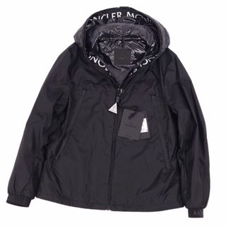 MONCLER - 極美品 モンクレール MONCLER ジャケット 2022 BASSIAS ジップアップ ロゴ ダウン ナイロン アウター メンズ 0(XS相当) ブラック