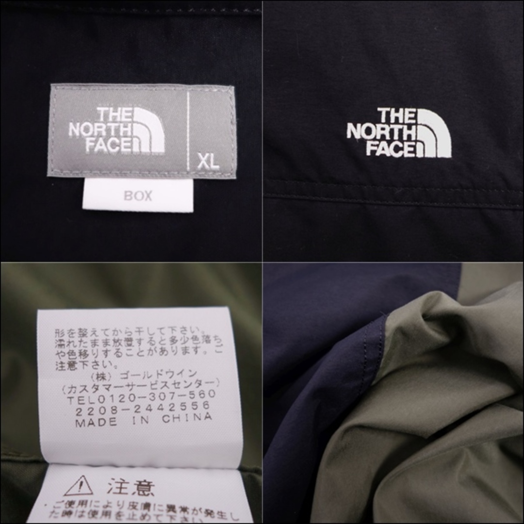THE NORTH FACE(ザノースフェイス)の美品 ザノースフェイス THE NORTH FACE シャツ ロングスリーブヌプシシャツ NR11961 ナイロン トップス メンズ XL カーキ/ブラック メンズのトップス(シャツ)の商品写真