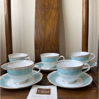 ノリタケ(Noritake)のノリタケ  カップ&ソーサー  5客セット  ハナレイク(食器)