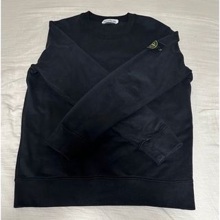 ストーンアイランド(STONE ISLAND)のStone island スウェット　ブラック極美品(スウェット)