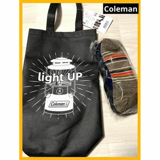 コールマン(Coleman)の新品 未使用 コールマンソックス メンズ4点セット 不織布バック ゆるキャン(ソックス)