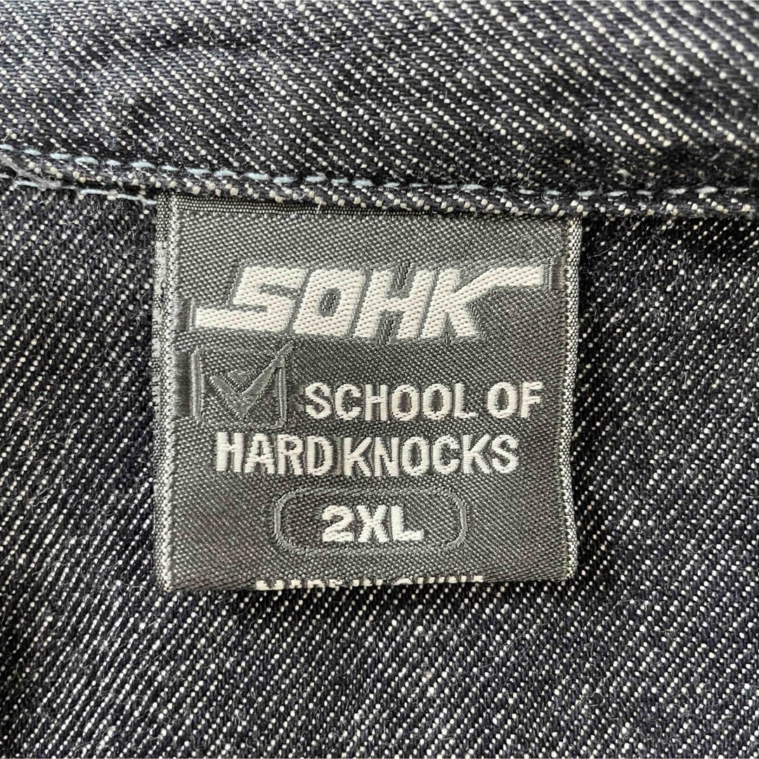 SOHK(ショック)の【超希少品・ヴィンテージ・90s】SOHK  ショック　デニムジャケット　2XL メンズのジャケット/アウター(Gジャン/デニムジャケット)の商品写真