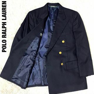 POLO RALPH LAUREN - ポロバイラルフローレン　テーラードジャケット　ネイビー　160 金ボタン　紺ブレ