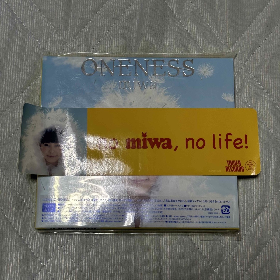 SONY(ソニー)のmiwa ONENESS 初回生産限定盤 アルバム 特典付き エンタメ/ホビーのCD(ポップス/ロック(邦楽))の商品写真