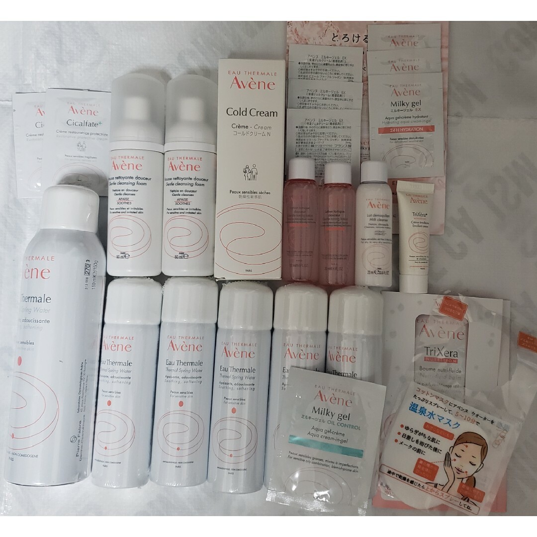 Avene(アベンヌ)の*アベンヌ　ウォータースプレー　肌荒れ予防　他１８セット コスメ/美容のスキンケア/基礎化粧品(化粧水/ローション)の商品写真