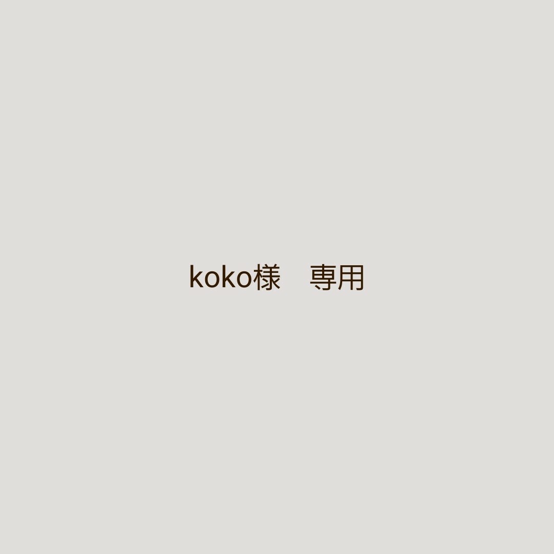 koko様　専用ページです その他のその他(その他)の商品写真