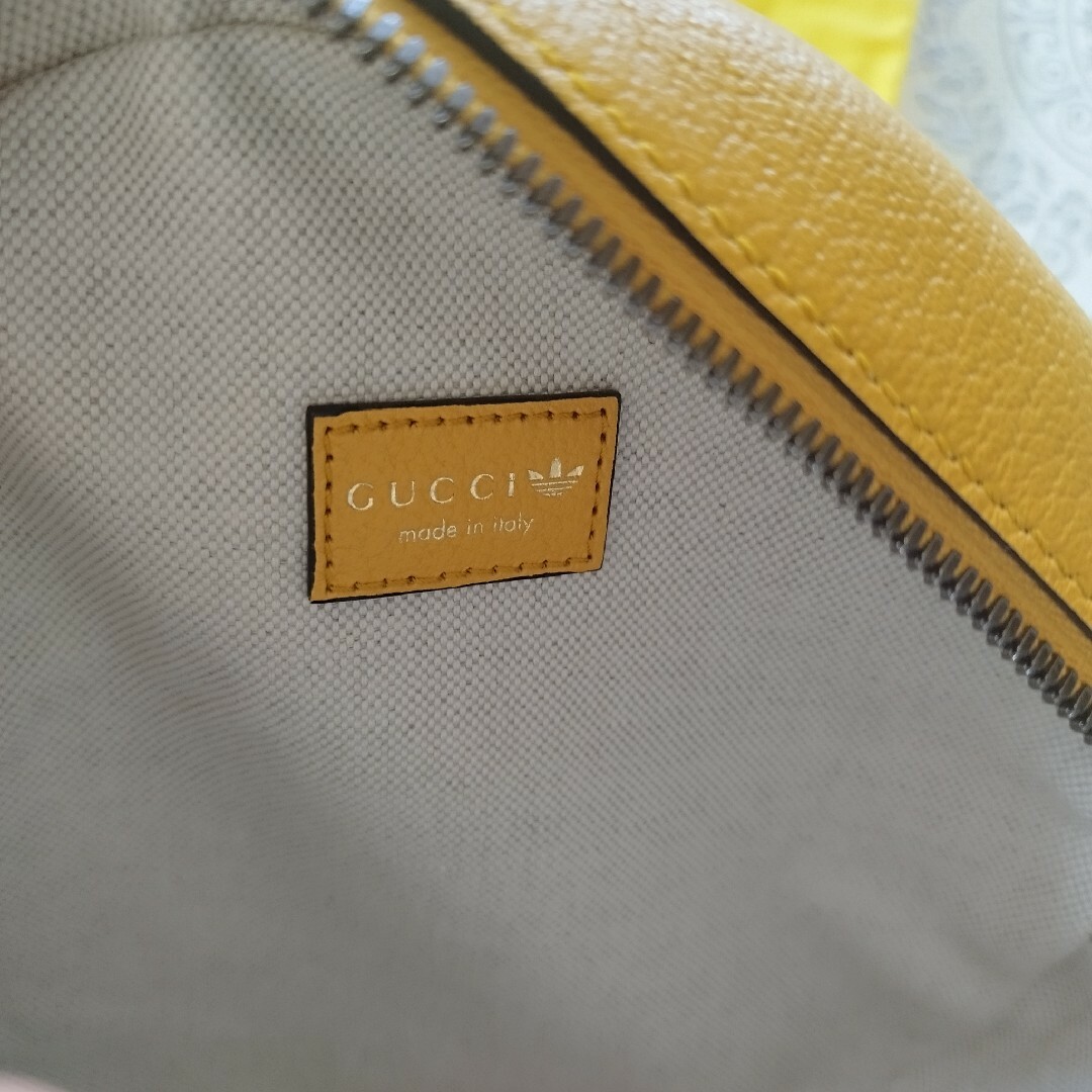 Gucci(グッチ)のグッチ アディダス コラボ オフィディア ショルダーバッグ イエロー 黄色 レディースのバッグ(ショルダーバッグ)の商品写真