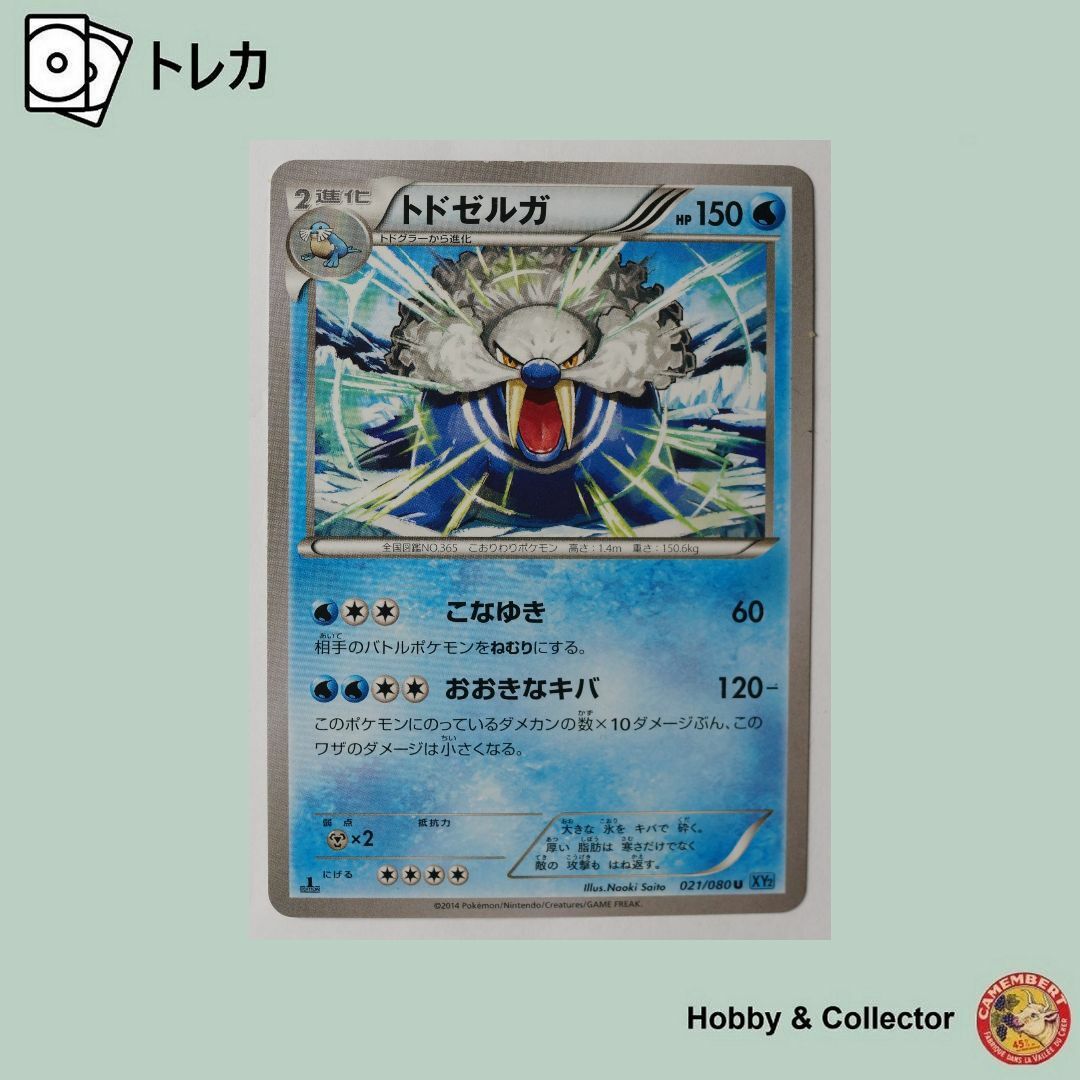 ポケモン - トドゼルガ 021/080 U XY2 ポケモンカードゲーム ポケモン - トドゼルガ 021/080 U XY2 ポケモンカードゲーム