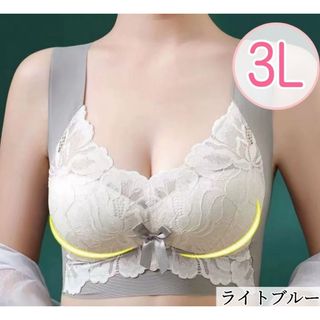 シームレスブラ ノンワイヤーブラ ナイトブラ 3L 小さく見せるブラ 授乳 新品(その他)