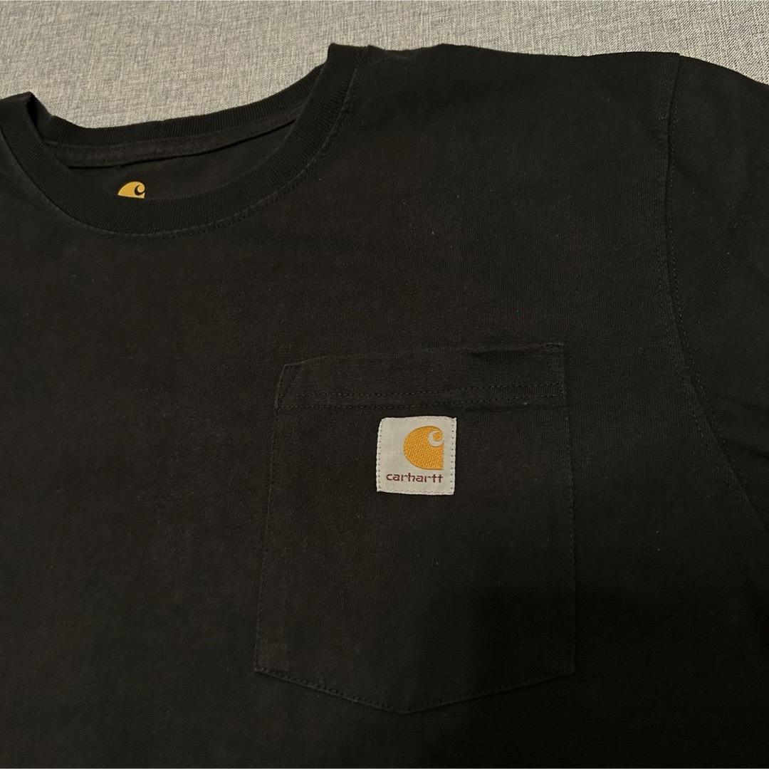 carhartt(カーハート)のcarhartt カーハート　ロンT ブラック　Mサイズ メンズのトップス(Tシャツ/カットソー(七分/長袖))の商品写真