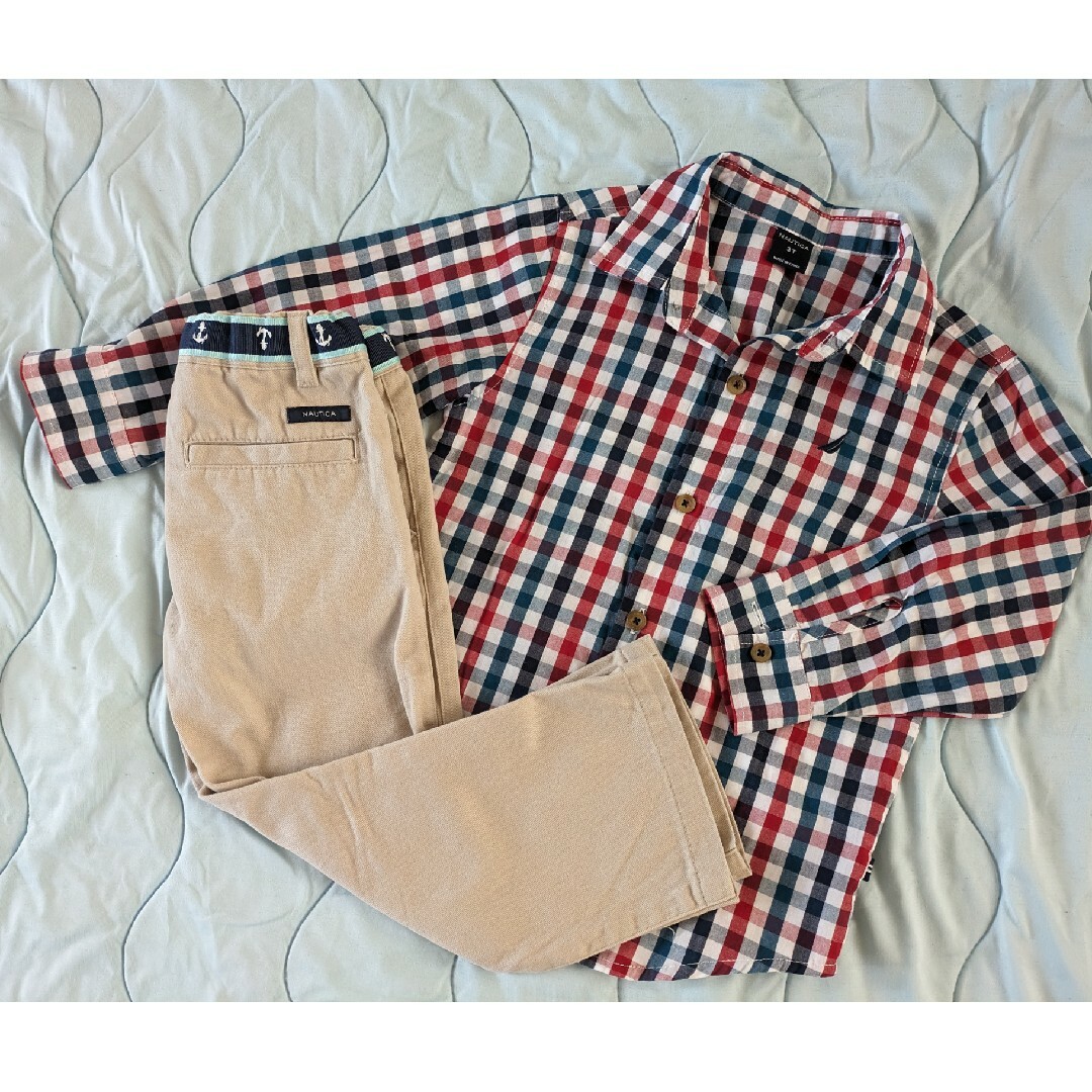 NAUTICA(ノーティカ)のノーティカ　NAUTICA　２点セット　3T キッズ/ベビー/マタニティのキッズ服男の子用(90cm~)(パンツ/スパッツ)の商品写真