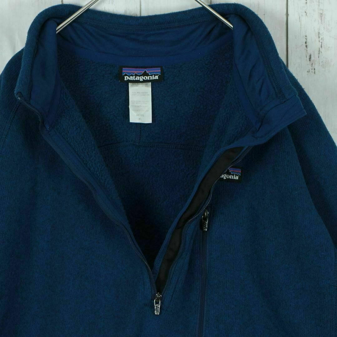 patagonia(パタゴニア)の【希少】パタゴニア スウェット ハーフジップ フリース XL 刺繍ロゴ 入手困難 メンズのトップス(スウェット)の商品写真