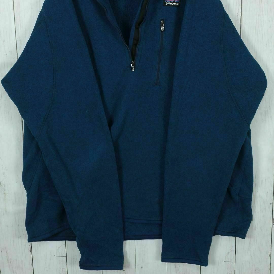 patagonia(パタゴニア)の【希少】パタゴニア スウェット ハーフジップ フリース XL 刺繍ロゴ 入手困難 メンズのトップス(スウェット)の商品写真