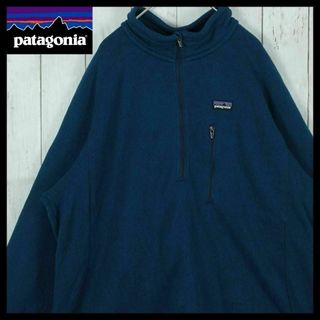 patagonia - 【希少】パタゴニア スウェット ハーフジップ フリース XL 刺繍ロゴ 入手困難