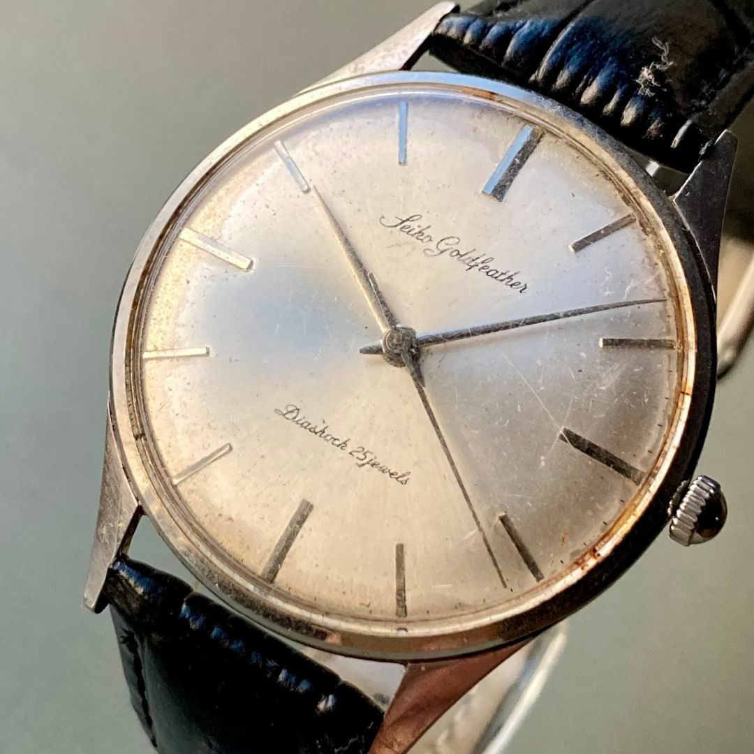 SEIKO(セイコー)の【動作品】セイコー ゴールドフェザー 腕時計 1962年 手巻き メンズ メンズの時計(腕時計(アナログ))の商品写真