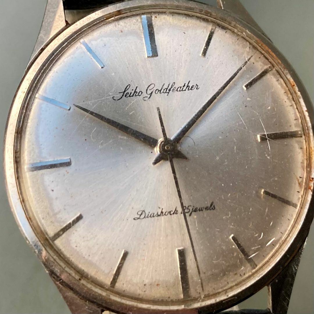 SEIKO(セイコー)の【動作品】セイコー ゴールドフェザー 腕時計 1962年 手巻き メンズ メンズの時計(腕時計(アナログ))の商品写真