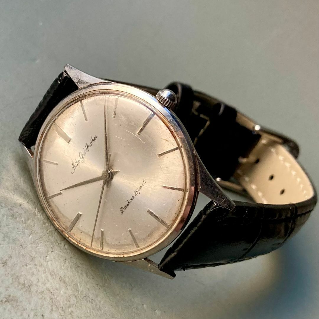 SEIKO(セイコー)の【動作品】セイコー ゴールドフェザー 腕時計 1962年 手巻き メンズ メンズの時計(腕時計(アナログ))の商品写真