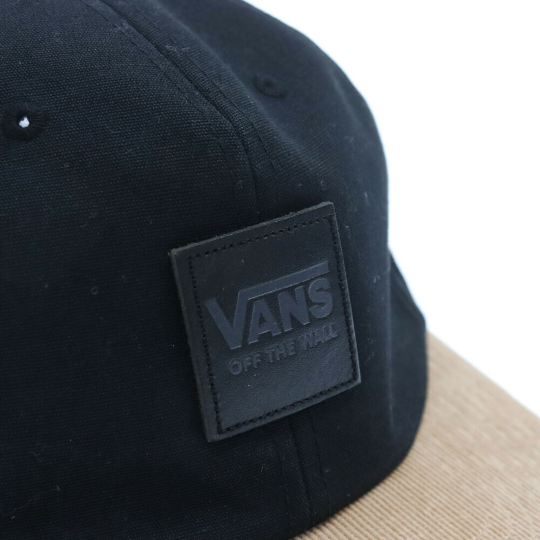 VANS(ヴァンズ)のVANS ヴァンズ GLAZIER CORDUROY BASEBALL CAP コーデュロイ ベースボールキャップ 帽子 ブラック/ベージュ メンズの帽子(キャップ)の商品写真