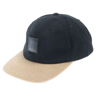 ヴァンズ(VANS)のVANS ヴァンズ GLAZIER CORDUROY BASEBALL CAP コーデュロイ ベースボールキャップ 帽子 ブラック/ベージュ(キャップ)