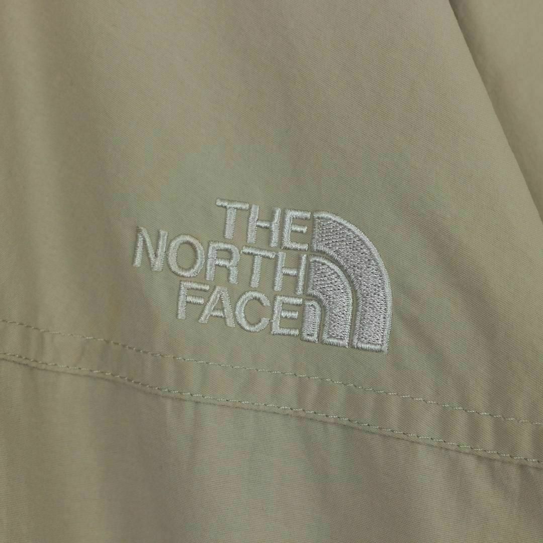 THE NORTH FACE(ザノースフェイス)の【希少】ノースフェイス ナイロンジャケット フリース ベージュ XL 刺繍ロゴ メンズのジャケット/アウター(ナイロンジャケット)の商品写真