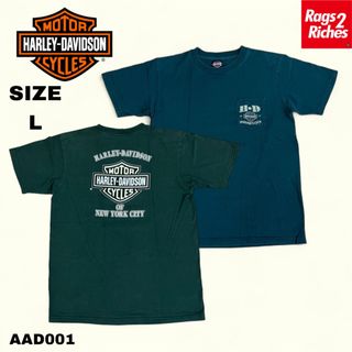 ハーレーダビッドソン(Harley Davidson)のハーレーダヴィッドソン ポケットT 両面プリント HARLEY DAVIDSON(Tシャツ/カットソー(半袖/袖なし))