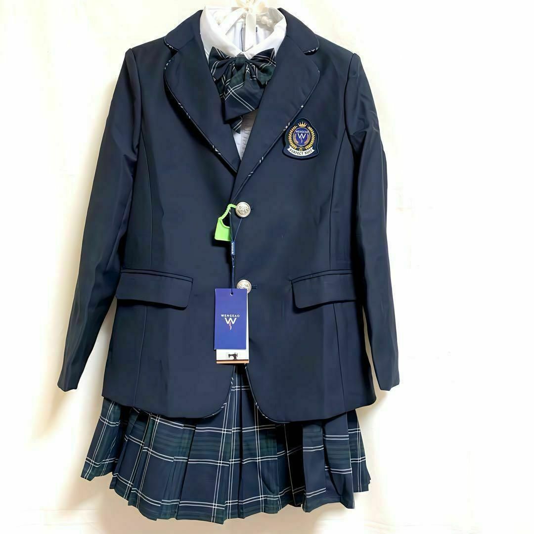 新品 150 フォーマルスーツセット 女の子 女子高生 発表会 入学 卒業 卒服 キッズ/ベビー/マタニティのキッズ服女の子用(90cm~)(ドレス/フォーマル)の商品写真