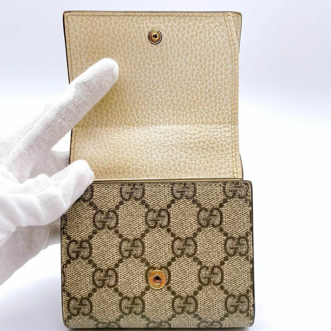 Gucci(グッチ)のGUCCI グッチ　GG マーモント　折財布　ミディアムウォレット　レディース レディースのファッション小物(財布)の商品写真