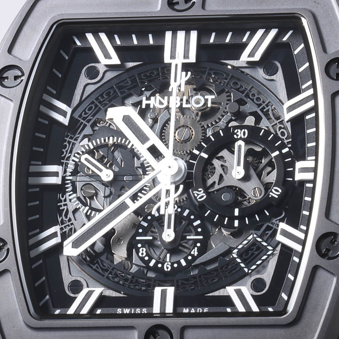 HUBLOT(ウブロ)のウブロ スピリットオブビッグバン ホワイトインブラック 601.CI.0120.LR.JPN16 メンズ 中古 腕時計 メンズの時計(腕時計(アナログ))の商品写真