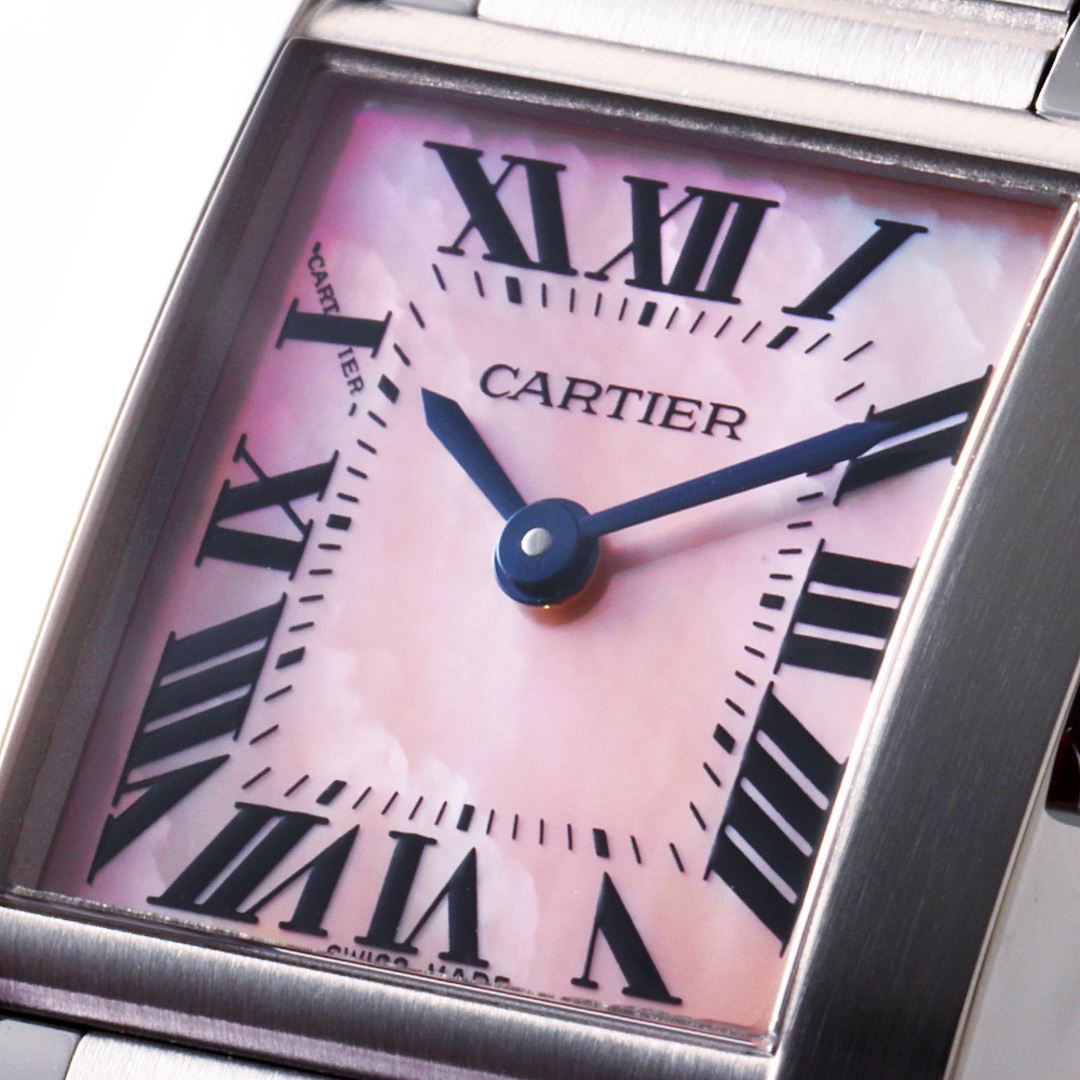 Cartier(カルティエ)のカルティエ タンクフランセーズ SM W51028Q3 レディース 中古 腕時計 レディースのファッション小物(腕時計)の商品写真