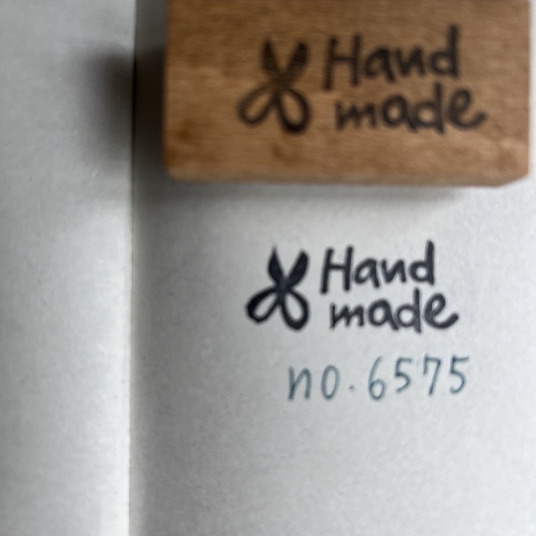 スタンプ　No. 6575 handmade ハサミ ハンドメイドの文具/ステーショナリー(はんこ)の商品写真