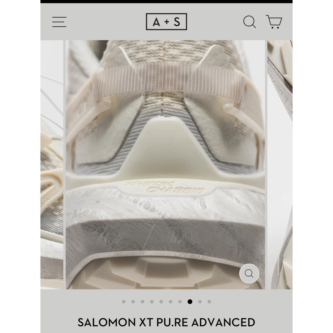 SALOMON(サロモン)の靴 スニーカー SALOMON XT PU.RE ADVANCED メンズの靴/シューズ(スニーカー)の商品写真