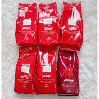 デロンギ(DeLonghi)の6個セット　デロンギ ロッサ コーヒー豆 250g Musetti ムセッティ(コーヒー)