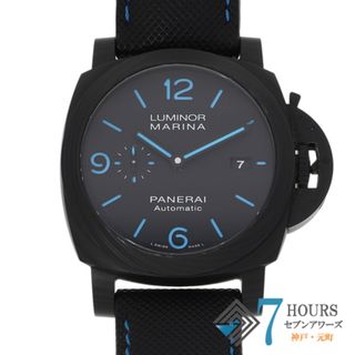 【120197】PANERAI パネライ  PAM01661 ルミノール マリーナ カーボテック ブラックダイヤル ナイロン/カーボン 自動巻き ギャランティーカード 純正ボックス 腕時計 時計 WATCH メンズ 男性 男 紳士【中古】