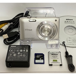 Nikon coolpix S3300 ニコン　デジカメ　SDカード付【4GB】