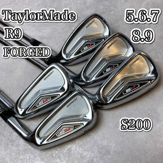 テーラーメイド(TaylorMade)のTaylorMade R9 アイアン５本 アイアンセット　 DG S200 男性(クラブ)