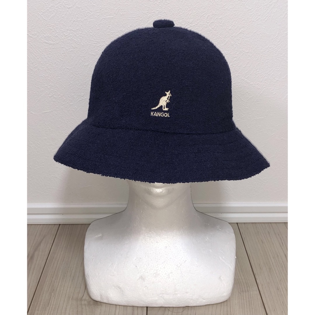 KANGOL(カンゴール)のXL 美品 KANGOL バケットハット メトロハット カンゴール ネイビー 紺 メンズの帽子(ハット)の商品写真