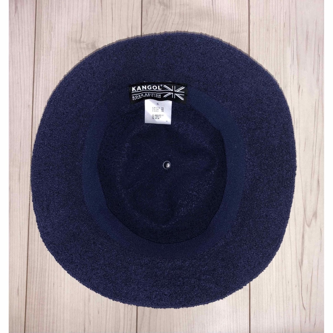 KANGOL(カンゴール)のXL 美品 KANGOL バケットハット メトロハット カンゴール ネイビー 紺 メンズの帽子(ハット)の商品写真