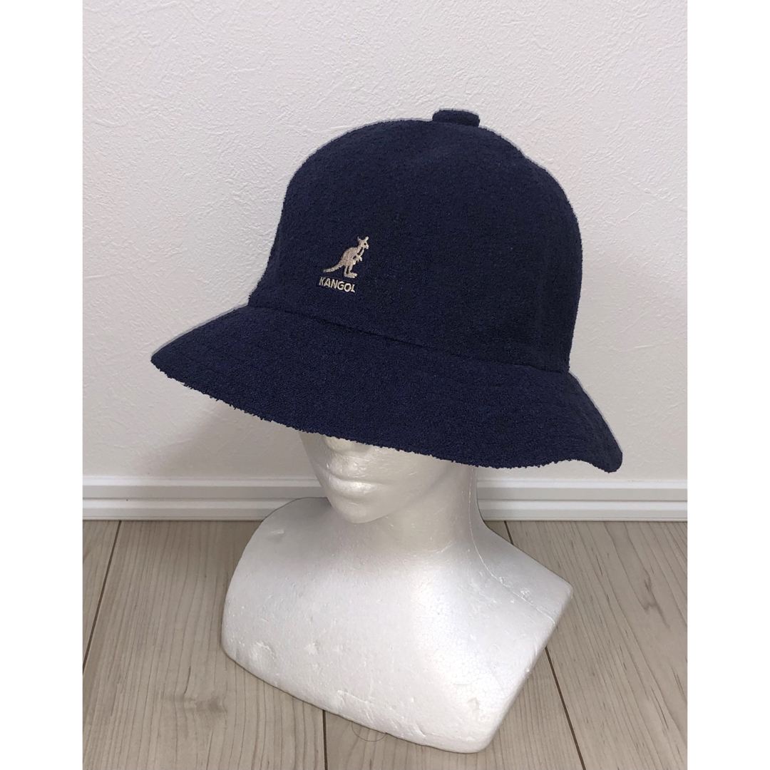 KANGOL(カンゴール)のXL 美品 KANGOL バケットハット メトロハット カンゴール ネイビー 紺 メンズの帽子(ハット)の商品写真